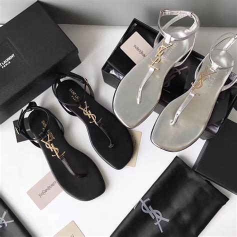 ysl flats shoes